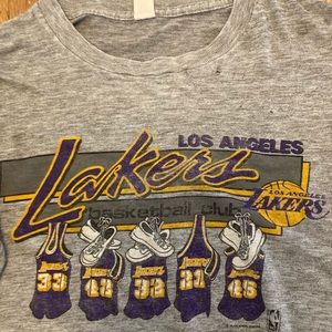 Rare Vintage RETRO Lakers shirt Small magic Johnson